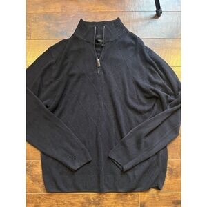 Tricots St RalphaelMens Preppy 1/4 Zip Long Sleeve Sweater Mens Size XL